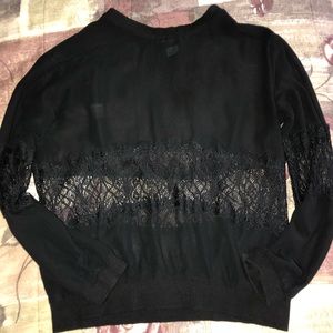 Sheer long sleeve